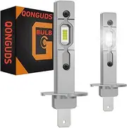 H1 Bulb, 30000LM 500% Super Brighter, 1:1 Halogen Size H1 Fog Light H1 Bulbs, 50000Hrs Lifespan, 6500K White, Plug and Play, H1 Low and High Beam Pack of 2 (H1)