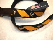 vineyard vines Pittsburgh Penguins NHL Logo Canvas Club Belt NWT size 32 $58