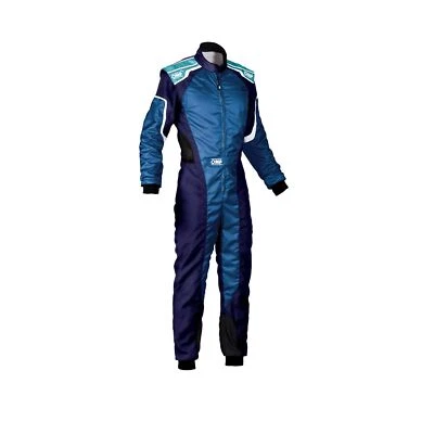 OMP Italy KS-3 MY19 Kids Karting Suit blue (CIK FIA homologation) (150)