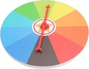 TOBBOMEY Turntable Rotating Wheel for Prizes Tabletop Prize Wheel Dry Erase Prize Wheel Wheel Prize Wheel Tabletop Prize Wheel for Fortune Game Colorful Plastic