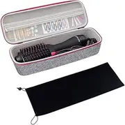 Jarttarn Hard Travel Case for Revlon Hair Dryer Brush, Hot Tools One-Step Hair Dryer and Volumizer Styler, Hot Air Brush Carrying Case Box (Gray)