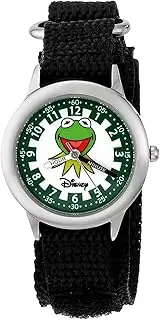 [Disney] Kids' Stainless Steel Time Teacher Analog Quartz Nylon Strap Watch