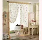 3mX3m- Available in 10 colors--String Curtains with rose flowers