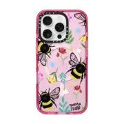 iPhone 16 Pro Impact Case MagSafe Compatible Bees In Love