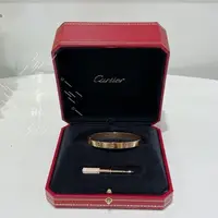 在飛比找蝦皮購物優惠-現貨二手 Cartier 卡地亞 LOVE系列 18k玫瑰金