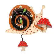 ALLEN DESIGN WALL CLOCK "SLOW AND STEADY SNAILC' 6014461
