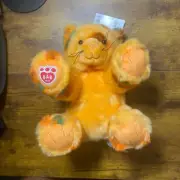Build A Bear Pumpkin Kitty Unstuffed Orig Back Strings, Partial Pumpkin Ears NEW
