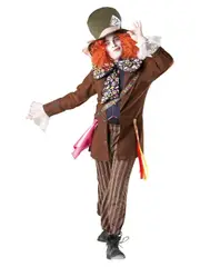 Rubies Mad Hatter Disney Alice In Wonderland Deluxe Dress Up Costume