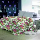 Lost Petal Color Simple Light 3D Warm Plush Fleece Blanket Picnic Sofa Couch