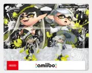 Nintendo Amiibo Splatoon Shiocolors Set Aori ＆ Hotaru Figure JAPAN