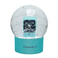 在飛比找Yahoo奇摩購物中心優惠-Tiffany&Co. VIP限量聖誕版鑽戒雪花水晶球