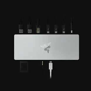 【含稅公司貨】Razer雷蛇 Thunderbolt 4 RC21-01690200-R3W1 擴充塢Dock (白色)