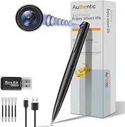 Spy Camera Pen 1080P FREE SD card Hidden Cameras Mini Portable Pocket Cam Covert Camera with 32GB SD Card Secret Camera with Video Recording Photo Taking for Home Business Conference