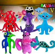 Sokmrus 6PCS Garten of Banban 4Plush Toy, 10 inches Garden Ban ban Jumbo Josh Plushies Toys，Cute Figure Monster Doll for Kids，Soft Stuffed Animal Adult and Kids