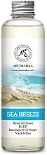Reed Diffuser Refill Sea Breeze 200ml - Scented Diffuser with Rattan Sticks - Room Diffuser Refill with Sticks - Home Fragrance - Fresh Fragrance - Sea Breeze Diffuser - Fresh Scent - Room Freshener