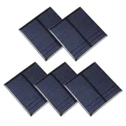 5Pcs 0.7W 5V Micro Solar Panel Module DIY Polysilicon for Toys Charger