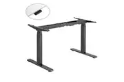 Brateck 3-Stage Dual-Motor Sit-Stand Desk - Black [M08-23DE-B]