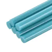 Mini Hot Glue Sticks for Glue Gun 0.43-inch x 8-inch Turquoise Green 6pcs