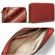 Michael Kors Jet Set Terracotta Large East West Crossbody Chain Handbag Purse