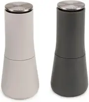 Joseph Milltop Salt and Pepper Grinder Set with Adjustable Grind Gray