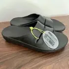 New! OOFOS OOAHH Sandal Slide Recovery Footware Shoes Matte Black