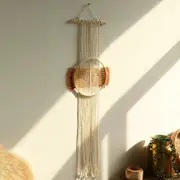 Handmade Brown Macrame Wall Hanging for Home Decor