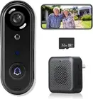 Doorbell Camera Wireless, No Monthly Fee,Video Doorbell with Chime,32GB SD/Cloud