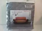 Non-Slip Slipcover 67" Sofa Couch Cover Pet Dog Cat Kid Protector Charcoal Gray