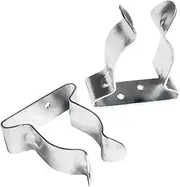 Boat Hook Holder Clips Stainless Steel Paddle Fixed Bracket Spring Clip Marine Yacht RV Hardware Accessories for RV Modification(S)