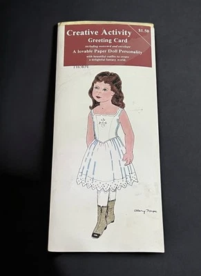 Vintage “Phyllis-Marie” Paper Doll Greeting Card Set Ellery Thorpe 1986 NEW