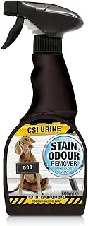 CSI Urine Dog Stain & Odour Remover, 500ml, Bio-Active Enzyme Formula, Urine, Faeces & Vomit Cleaner, Eliminates Urea & Uric Acid Crystals, Prevents Remarking, Biodegradable & Natural Ingredients