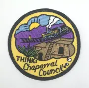 PATCH GSA Girl Scouts Think Chaparral Council Train Railroad Adobe