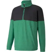 Men's PUMA CLOUDSPUN Warm Up 1/4 Zip Pullover