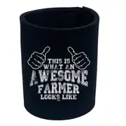 This Is What Awesome Farmer - Funny Novelty Stubby Holder