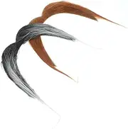 2Pcs Halloween Costume Beard Accessory Realistic Faux Mustache for Party Cosplay for Festivals and Gatherings Curved Design Reusable Party Favor