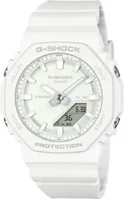 Women's Casio G-Shock Shock Resistant White Analog Digital Watch GMAP2100-7A