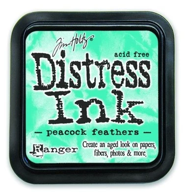 Ranger Tim Holtz Distress Ink Pad, Peacock Feathers,Ink & Pads