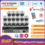 Hikvision 16CH 8MP AcuSense CCTV System 4K Smart Hybrid Light IR ColorVu Camera