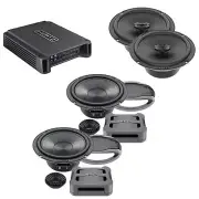 Hertz HCP 4D Amp + Hertz CK 165 6.5" Component + CX 165 2-Way Speakers Set