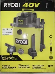 Ryobi 40 volt shopvac tool only