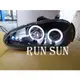 ●○RUN SUN 車燈,車材○● 全新 MAZDA 馬自達 MX3 MX-3 LED雙光圈黑框魚眼投射大燈