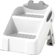 2 Steps Tool for Bathroom Double-Up Steps Tool, Children's UPS Tools for Children's Toilet Training Slipp Fall 2 -Step Suur |