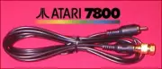 6Ft RCA Cable & GOLD RF Coax TV Adapter for the Atari 7800 System