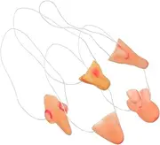 INOOMP 5pcs Halloween Witch Nose Props Funny Artificial Masquerade Vinyl Costume Accessories Lightweight Comfortable for Parties Cosplay Carnival Stage Performances