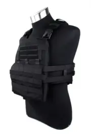 TMC Modular Assault Vest System Plate Carrier 2019Ver (Black) TMC2437-BK