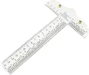 Transparent T Ruler,Clear Acrylic Ruler for Crafting | 6 Inches T Ruler for Crafting, Drawing Ruler, Measuring Scale Ruler for Drawing,