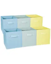 Sorbus 6pc Pastel Storage Bundle With Drawer And Closet B