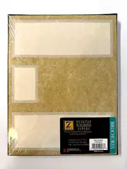 Tri-Fold Brochures 100 Sheets 8.5x11 Two-Sided Prescored Laser Inkjet NEW SEALED