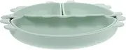 WATIIFUFU Cartoon Crab Dinner Plate Silicone Boys and Girls Plate Toddler Bowl Baby Bowl Dishwasher Safe for Infants