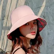 [Ling88] Cotton Double Sided Black Yellow Embroidery Bucket Hat Fisherman Hat Outdoor Travel Hat Sun Cap Hats for Men and Women,Sun Hat Big Brim Hat-4